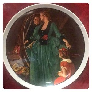 Vintage Norman Rockwell plate by Knowles